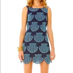 NWOT Lilly Pulitzer Scalloped Sea Shell Dress Size 0